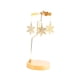 thumbnail image 5 of Portavelas giratorio,Accesorios giratorios para portavelas,Portavelas Bandeja Portavelas para té,Decoración de centro de mesa portavelas de jaula de metal,candelabros chimenea Copo de nieve, 5 of 9