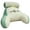 Green, variant on Trayknick Cartoon Print Bed Rest Reading Pillow with Arm Support - Detachable Backrest Support for Sofa, Couch, and Cushion