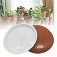 thumbnail image 3 of Windcarnival 10Pcs 10Sizes Plastic Round Shape Home Garden Flower Pot Planter Tray Saucers, 3 of 10