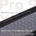 thumbnail image 3 of GFDYREE Keyboard Cover Protector for Surface Pro Signature Keyboard (Surface Pro 9/8 / X Compatible) - US English Layout, Ultra Thin, Protective High Transparency TPU Keyboard Cover Skin Fil, 3 of 7