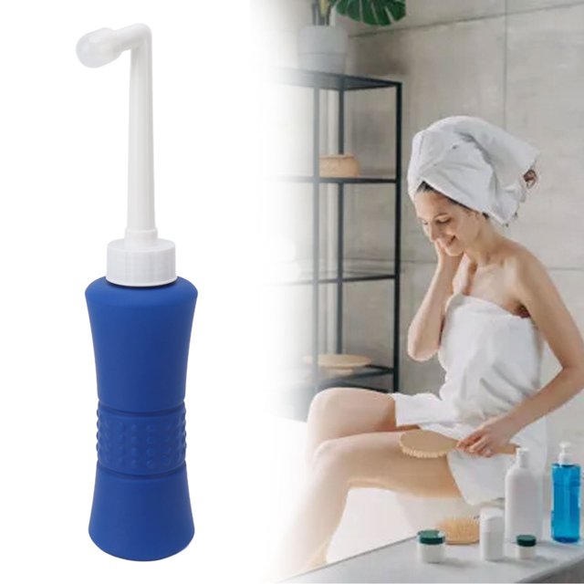 Ducha Femenina, Limpieza Manual A Presión, 500 Ml De Capacidad, Limpiador De Ducha A Prueba De Fugas Con Bolsa De Almacenamiento Para La Recuperación Posparto