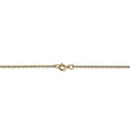 thumbnail image 4 of Real 14kt Yellow Gold .95 mm Carded Cable Rope Chain; 18 inch; for Adults and Teens; for Women and Men, 4 of 6