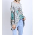 thumbnail image 3 of Women Fall Long Sleeve Crewneck Loose Casual Sweater Sweatshirts DH29 Grey, 3 of 5