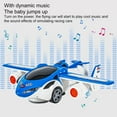 thumbnail image 4 of Auto Toy Automatically Change Direction Wear-resistant Plastic Rotating Deformation Flying Car for Home, 4 of 8