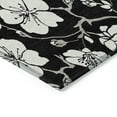thumbnail image 4 of Addison Rugs Chantille Indoor/Outdoor Transitional Floral Black Washable Rectangle Rug, 1'8" x 2'6", 4 of 6