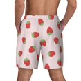 thumbnail image 4 of Uemuo Strawberry Pattern Mens Swim Trunks Quick Dry Board Shorts with Mesh Lining, Stretch Beach Shorts Quick Dry No-Chafing Board Shorts-Medium, 4 of 9