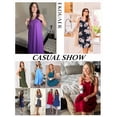 thumbnail image 5 of Ekouaer Sexy Night Gowns with Pockets for Woman Nightshirt Pleated Sleepshirt Sleeveless Sleepwear Soft Tank O Neck Lingerie, 5 of 6