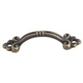 thumbnail image 5 of 10x manija perilla Retro arco tracería cajón joyero de madera bronce gabinete tirador, 5 of 5