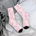 thumbnail image 5 of KLL Easter Cute Rabbit Print Cool Socks Men's Women's Crew Socks Funny Crazy Novelty Stockings, 5 of 6