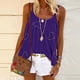 thumbnail image 1 of Puntoco Camisolas ajustadas para mujer, blusas casuales sin mangas con cuello redondo y estampado a la moda para mujer, 1 of 5
