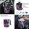 thumbnail image 4 of Yuyamidu 12 PCS Camo Hunting Car Seat Cover Front Seat Cover Pink Wood Steering Wheel Cover Seat Belt Pads Armrest Cover Garbage Bag Air Vent Bag Rearview Mirror Cover Coasters Keychain Wristlet, 4 of 6