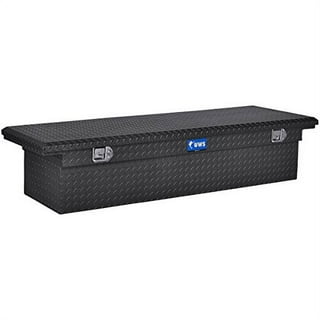 Slim low profile truck 2024 tool box black
