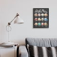 thumbnail image 2 of Stupell Industries Shot Menu Drink Recipes Fun Watercolor Styling Food & Beverage Painting Black Framed Art Print Wall Art, 16 x 20, 2 of 8