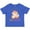 Royal Blue, variant on Inktastic I Am Going to Be a Big Sister - Floral Fox Girls Toddler T-Shirt