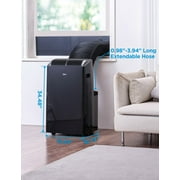 Midea 10,000 BTU Portable Air Conditioner, 3-In-1 Dehumidifier, Ventilate, Cool, Quiet, Wi-Fi and Alexa, Gray