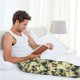 thumbnail image 5 of Balery Camping Caravan 1 Pantalones de pijama para hombre, pijama ultraligero, pantalón de descanso-Medium, 5 of 6