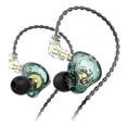 thumbnail image 1 of TRN MT1 Auriculares Auriculares indoloros a prueba de sudor Auriculares con cancelación de ruido Auriculares para correr Silicona Conducción Altavoz Runner sin micrófono Verde seitruly EL005144-01B, 1 of 2