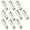 No. 3 silver, variant on Lynono Metal Notebook Pen Clip Bookmarks Page Marker Clamp For Journal Planners