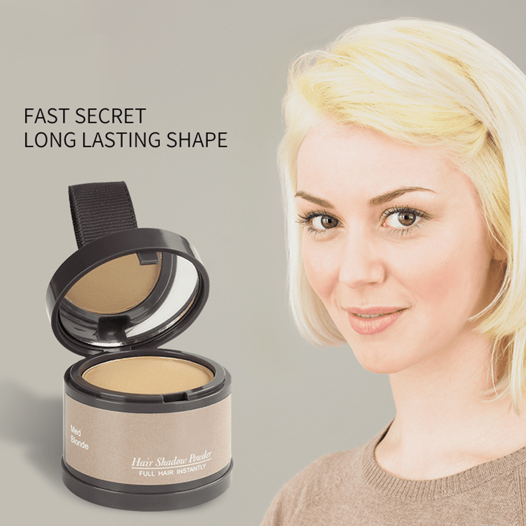 Hairline Powder(Medium Blonde) Hair Root Dye, Instantly Hair Color