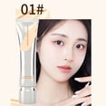 thumbnail image 3 of Long Lasting Full Coverage Liquid Foundation, Moisturizing Lightweight Foundation, Sweatproof & Transfer-Proof Face Makeup (White), 3 of 6
