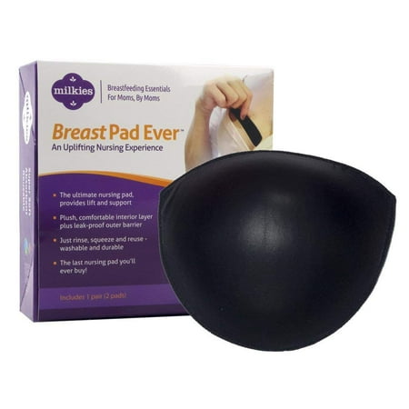 Breast Pad Ever: Reusable Nursing Pads (Black)