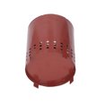 thumbnail image 3 of Brasero portátil sin humo, de mesa, con soporte, de hierro, para camping, patio, color cobre rojo, 3 of 14