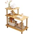 thumbnail image 1 of Coffee Table Living Room Side Table for Couch with Storage Wood Bed Side Table End Table Open Space Storage Rack for Living Room, Bedroom(A,60 * 40 * 75cm), 1 of 1