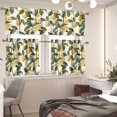 thumbnail image 2 of Lemon Tree Kitchen Curtains and Valances Set Tier Curtains 24 Inch Length Living Room Bedroom Bathroom Farmhouse Rustic Country Curtains 3 Piece Set Rod Pocket, 2 of 5