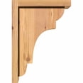 thumbnail image 3 of 7 1/2"W x 10"D x 14"H New Brighton Smooth Corbel w/Backplate, Western Red Cedar, 3 of 9