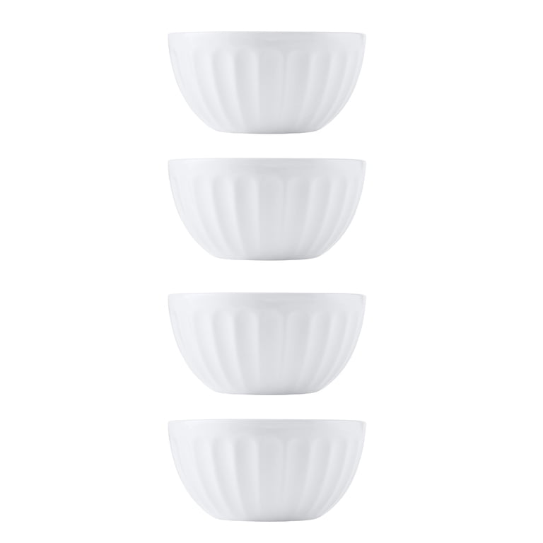 Fluted Stoneware Dinnerware Set, 12-Piece photo 5