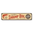 thumbnail image 2 of Gulf Shores Shrimp Boil Novelty Sign, Metal Wall Decor - 4x18 inches, 2 of 4