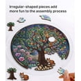 thumbnail image 6 of Acrylic Jigsaw Puzzle Suncatcher-Galactic Colorful Birds, Stained Glass Window Hanging, Home Decor Creative Mom Gifts, Birthday Gifts for Women,Wife, Sisters, Aunt, Besties 7.4in, 6 of 7