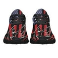 thumbnail image 5 of Fisherman Fishing American flag Shoes Sneakers Black Size 10.5, 5 of 7