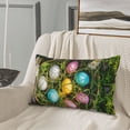 thumbnail image 5 of Daiia colorful Easter eggs Pattern Bedding Waterproof Pillow Protector Zippered Queen – Bed Bug Proof Pillow Encasement-20"x30", 5 of 6