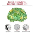 thumbnail image 3 of KLL Cartoon Frog And Lotus Leaf Pattern Shower Cap & Bath Cap for Women,Reversible Oversized Waterproof Shower Caps for all Hair Lengths,Elastic Reusable Bathing Hair Cap, 3 of 6