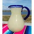 thumbnail image 4 of Dos Sueños Dos Suenos Mexican Hand Blown Glass Pitcher - Cobalt Blue Rim and Handle (84 oz), 4 of 4