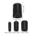 thumbnail image 5 of Rubber Caps and Plugs Rubber End Caps Assortment Automotive Replacement Parts Black Rubber Protective Seal 1 Set, 5 of 5