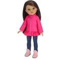 thumbnail image 2 of Sophia's 3 Piece Winter Outfit with Boots for 14.5" Dolls, Hot Pink, 2 of 4
