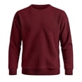 thumbnail image 4 of CQONEPT Mens Waffle Sweater Crewneck Knit Sweaters Casual Textured Sweaters Fall Winter Sports Outdoor Pullover Wine L, 4 of 6