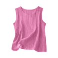 thumbnail image 2 of Women's Tank Tops, Casual Camisoles Sleeveless Blouses for Dressy Summer Shirts and Business Casual Wear,Light pink,L, 2 of 8