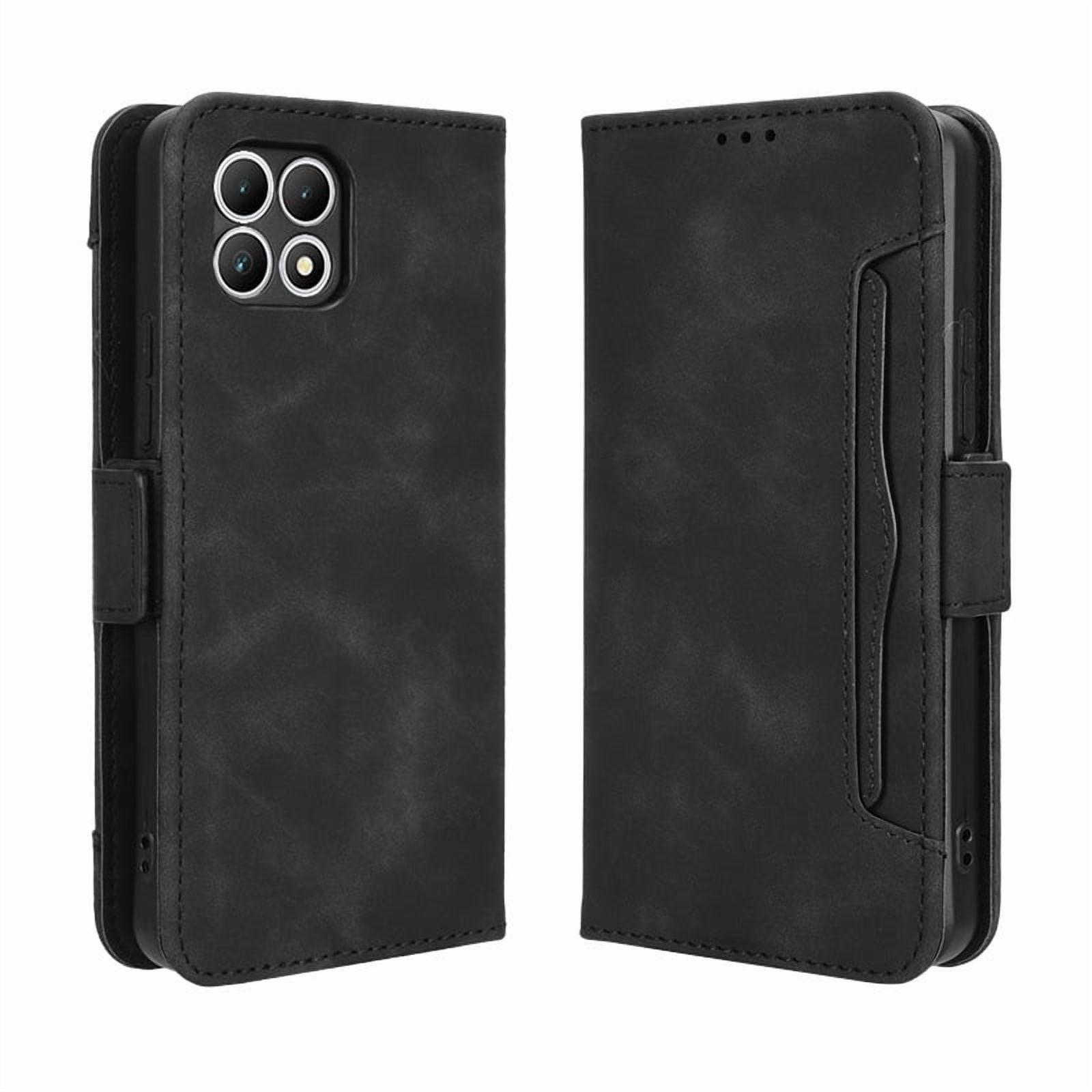Multifunctional Flip Phone Leather Case For T-Mobile Revvl 8 Pro 7 6 T Phone Pro Retro Wallet Cards Slot Anti-fall Cover