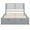 Gray 2#, variant on PAPROOS Full Bed with Storage, Heavy Duty Wood Platform Bed Frame with Headboard and Under-bed Drawers, Space Saving, Modern Full Size Bed Frame, No Box Spring Needed, White
