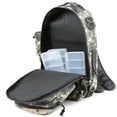 thumbnail image 6 of Bag Fishing Tackle Backpack With 4 Trays Storage Bag Outdoor Shoulder Backpack Water-Resistant Fishing Gear Bags With 4 Tackle Box Fishing Gear Bag, 6 of 7