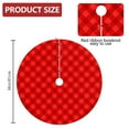 thumbnail image 2 of 36 Inch Christmas Tree Skirt – Velvet Plush Tree Mat, Soft Thickened Polyester with Red Ties, Single-Sided Printing, Available in 30in/36in/48in, Perfect for Holiday Xmas Tree Decoration, 2 of 7