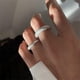 thumbnail image 4 of Anillos Anillo completo Mujer Viento frío Súper brillante Mate Brillante Anillo de comida anillo anillo, 4 of 6