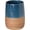 Blue, variant on 1 Pc Vintage Bathroom Cups Ceramics Toothbrush Holder for Bathrooms Bathroom Tumbler Cup Toothpaste Holders Reusable Toothbrush Mouthwash Cup Bathroom Counter Organizer, 4.13x2.75 Inch, White
