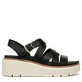 thumbnail image 3 of Dr. Scholl's Women's Nice Day Max Sun Wedge Sandal Black Smooth 10M, 3 of 9