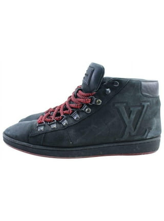 NEW AUTH LOUIS VUITTON ZIP UP MEN PEACE SIGN HIGH TOP SNEAKERS LV 6.5 / 7.5  US