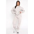thumbnail image 1 of Hoodies Tracksuit Set Sweatshirt Sweatpants Womens 2 Piece, 1 of 4