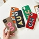 thumbnail image 2 of Personalized iPhone Case Monogram Initial Letter Leather Case For iPhone 15 14 13 12 11 Pro Max XS XR 7 8Plus Luxury Phone Cover, 2 of 5